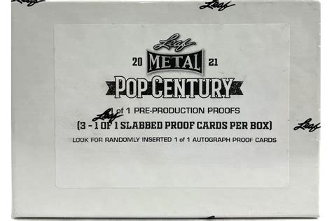 leaf metal pop century pre proof